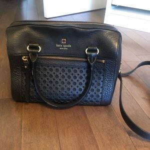 Kate Spade black leather purse